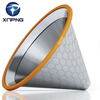 Dongguan Dongshang Xapng Baskets Coffee Filter Stainless Steel Coffee Dripper Reusable Mesh Strainer